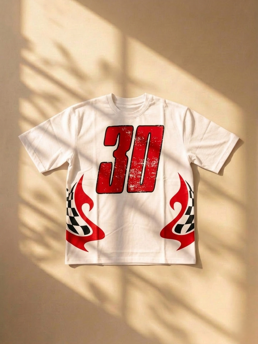 30STM Racing Graphic Tee – Moto Street Edition
