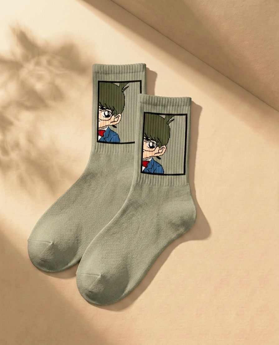 Anime Detective Crew Socks — 3-Pack | Streetwear Edition