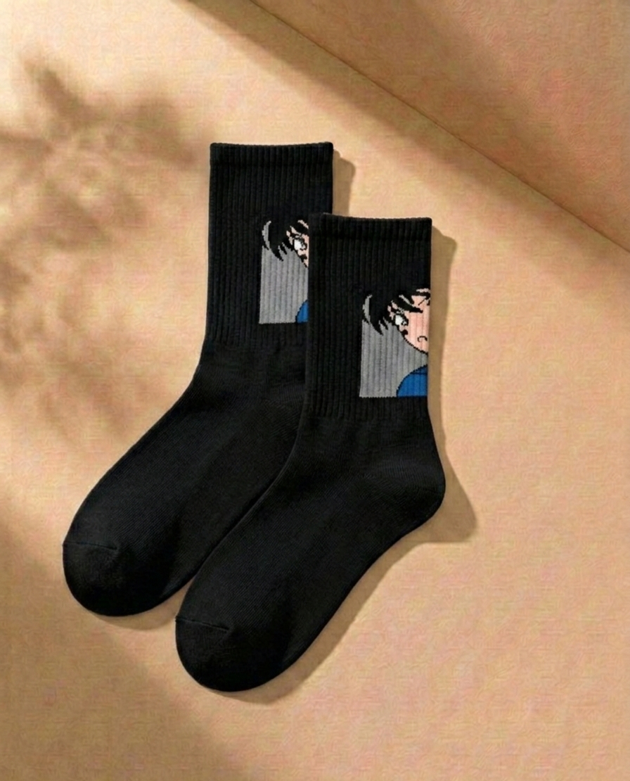 Anime Detective Crew Socks — 3-Pack | Streetwear Edition