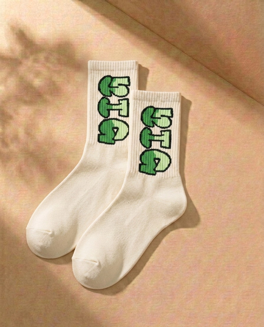 Hustle Slogan Crew Socks — 3-Pack | Street Hype Edition