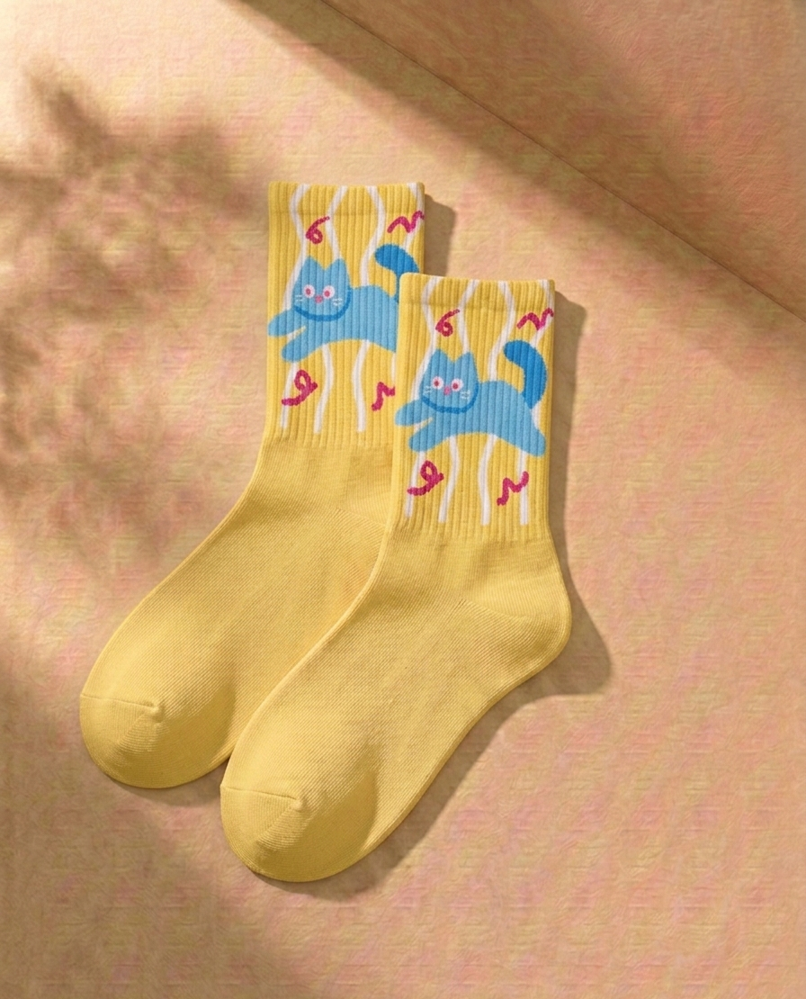 Eclectic Graphic Crew Socks — 3-Pack | Weird & Wonderful Street Drop