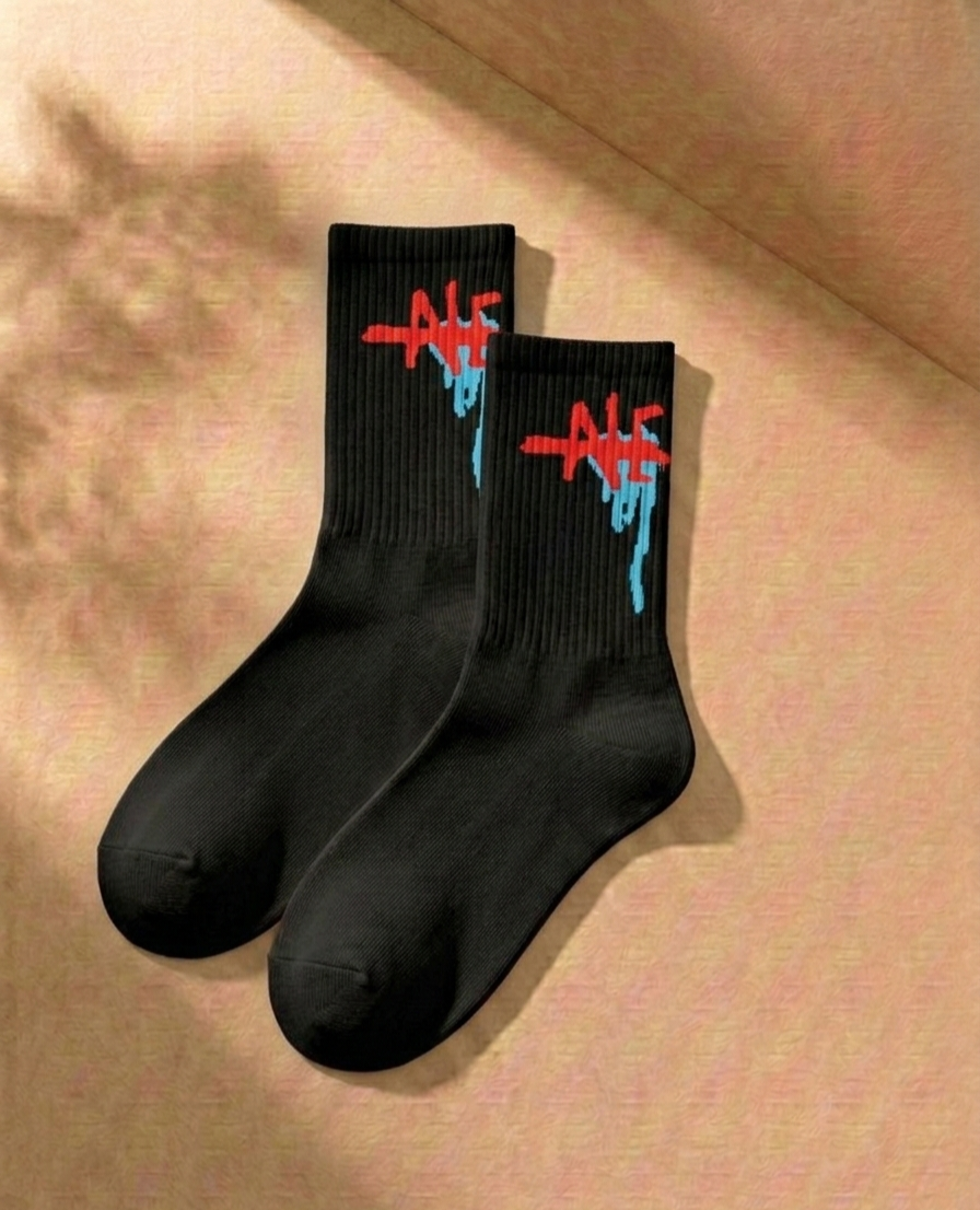 Eclectic Graphic Crew Socks — 3-Pack | Weird & Wonderful Street Drop