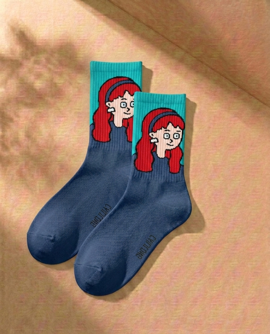 Pump Iron & Vibe Crew Socks —  Slogan Street Drop 3-Pack Socks
