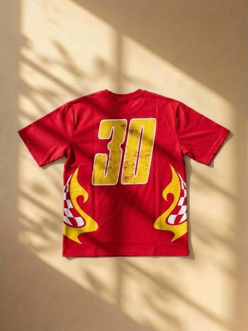 30STM Flame Racing Streetwear Tee –Moto Street Edition