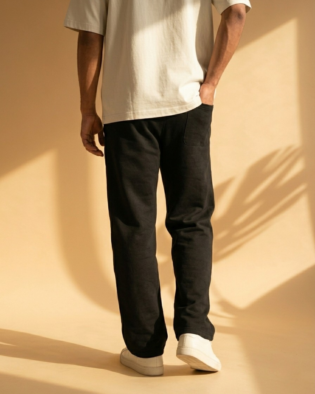 Dragon Graphic Streetwear pants – Black baggy Lowers