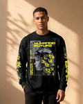 Humanoid Future Graphic Long Sleeve T-Shirt–  Futuristic Streetwear Oversized Tee