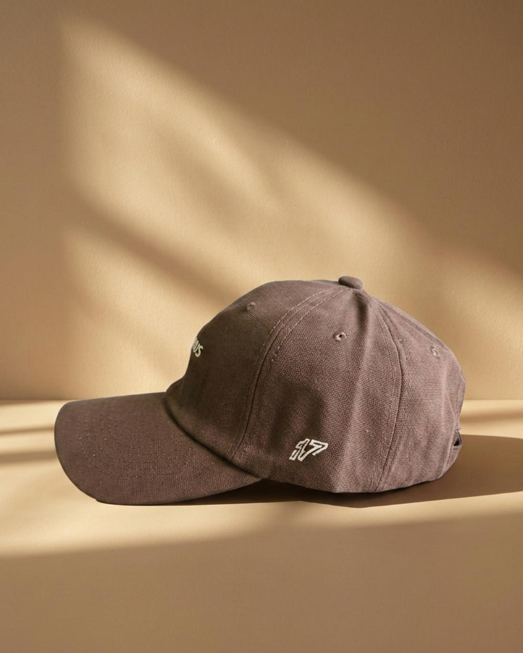 Dangerous Design Brown Streetwear Cap – Minimalist Urban Baseball Hat