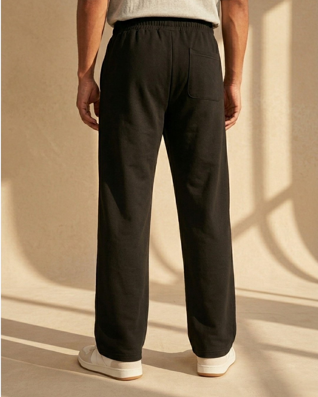 Abstract Splatter Graphic Streetwear Sweatpants – Black baggy Lowers